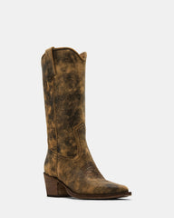 ALBANY BROWN DISTRESSED