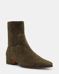 DUSTY OLIVE SUEDE