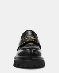 FILE-AWAY BLACK LEATHER