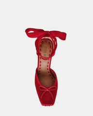 LARINA RED SATIN