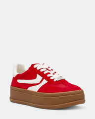OFF-TRACK RED SUEDE