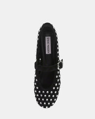 RERUN BLACK SUEDE