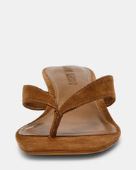 TRACIE CHESTNUT SUEDE
