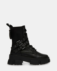 TRACTION BLACK LEATHER