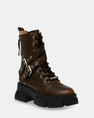 TRACTION BROWN LEATHER