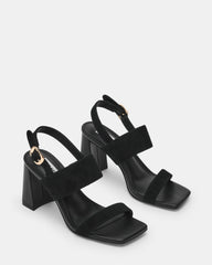 WENDIE BLACK SUEDE
