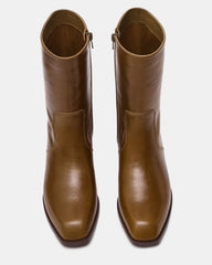 BRETTON OLIVE LEATHER