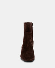DUSTY CHOC BROWN SUEDE