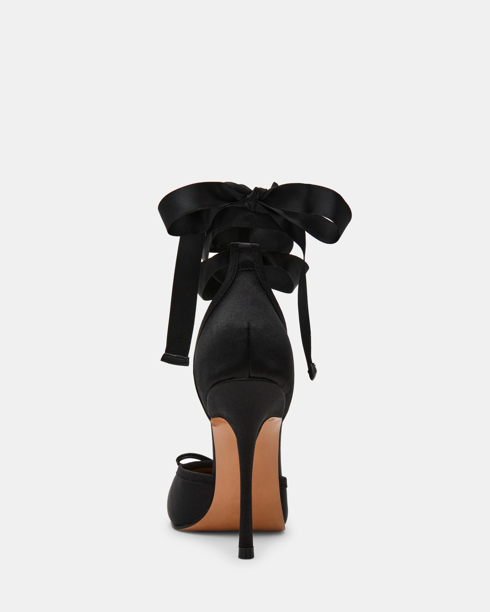 LARINA BLACK SATIN