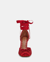 LARINA RED SATIN