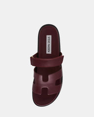 MAYVEN-CN CHERRY LACQUER LEATHER