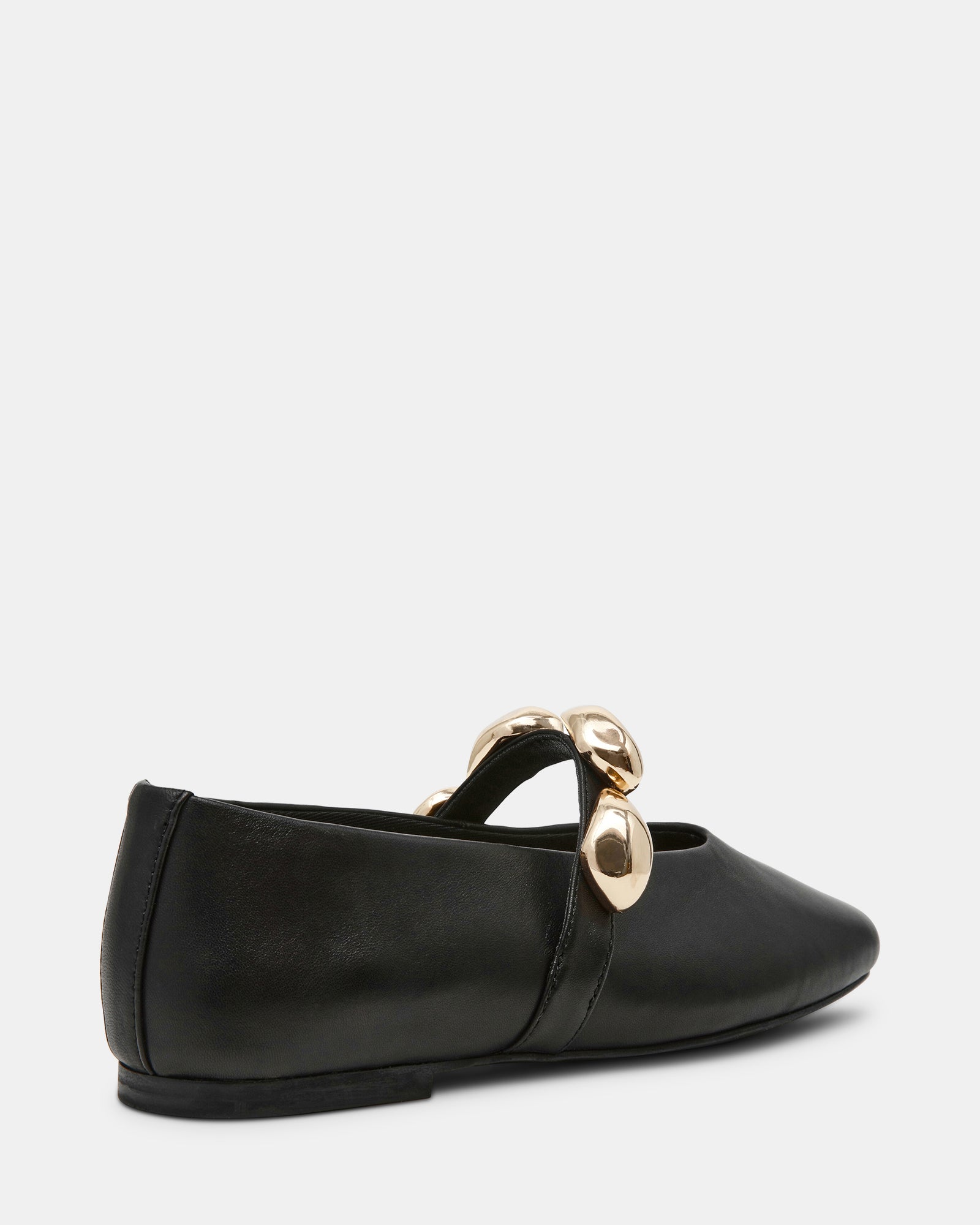 POPPIN BLACK LEATHER