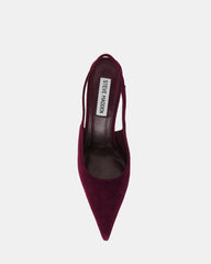 REYES BURGUNDY SUEDE